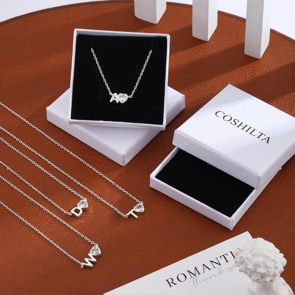 Elegant Personalized Initial Necklace for Women - Adjustable 16.5" + 2" Extender - Picture 7 of 8